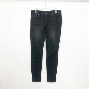 Prana Organic Cotton Straight Leg Jeans, Size 10, Black Wash